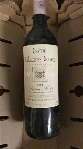 Burdeos Listrac-Médoc Cru Bourgeois La Lauzette-Declercq 2001