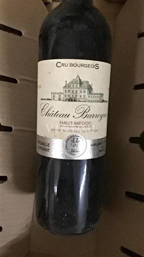 Bordeaux Haut-Médoc Cru Bourgeois Barreyres 2015