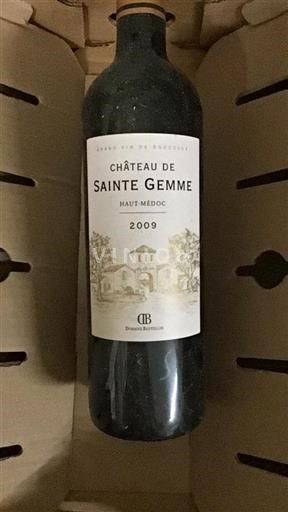 Bordeaux Haut-Médoc Château Sainte Gemme 2009