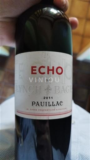 Bordeaux Pauillac Lynch Bages Echo de Lynch Bages 2011