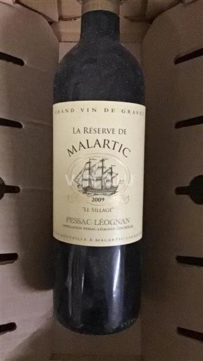 Burdeos Pessac-Léognan Malartic-Lagraviere La Réserve de Malartic 2009