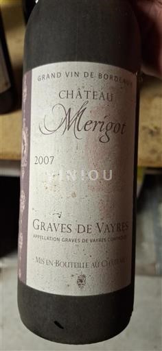 Burdeos Graves-de-vayres Château Mérigot 2007