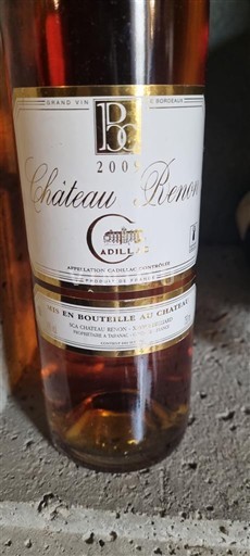 Bordeaux Cadillac Château Renou 2009