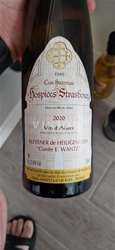 Alsace Grand Cru Hospices de Strasbourg E. WANTZ 2020