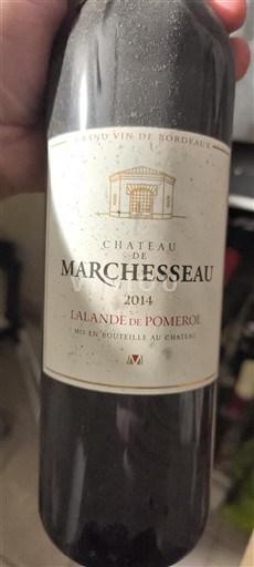 Bordeaux Lalande-de-Pomerol Château de Marchesseau 2014