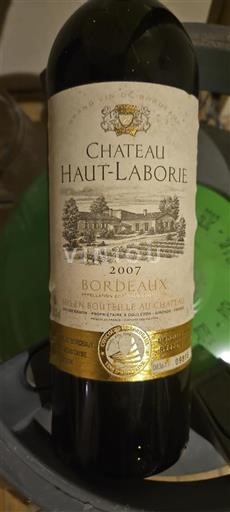 Bordeaux Château Haut-Laborie 2007