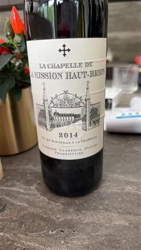 Burdeos Pessac-Léognan La Mission Haut-Brion La Chapelle de La Mission Haut-Brion 2014