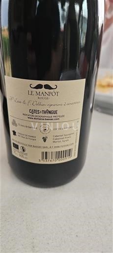 Languedoc-Roussillon Côtes de Thongue Le Manpot Non-Vintage