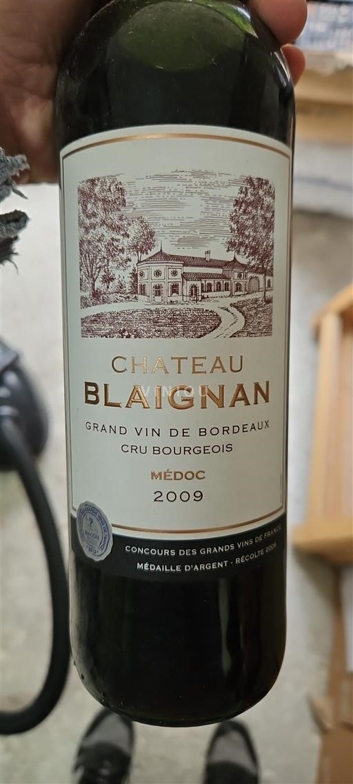 Bordeaux Médoc Cru Bourgeois Château Blaignan 2009