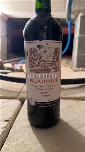 Bordoja Médoc Cru Bourgeois Château Blaignan 2009