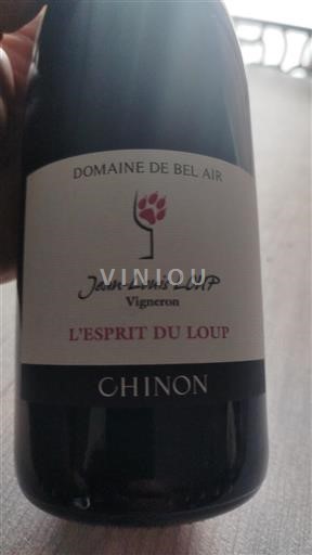 Loire Valley Chinon Domaine Bel Air L'Esprit du Loup 2020