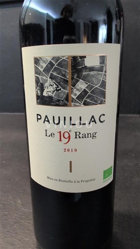 Bordéus Pauillac Le 19e Rang 2019