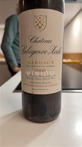 Burdeos Margaux Château Labégorce Zédé 2005