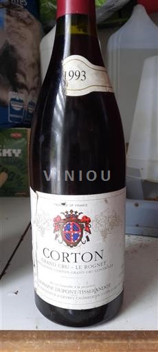 Borgoña Corton Grand Cru Domaine Dupont-Tisserandot Le Rognet 1993
