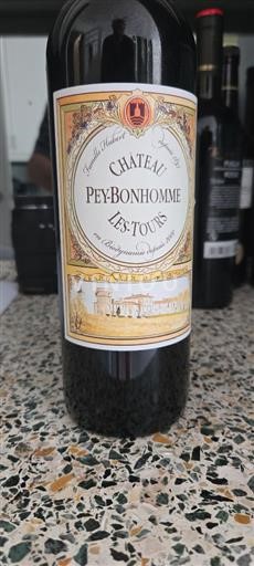 Bordeaux Blaye-côtes-de-bordeaux Château Pey-Bonhomme Les-Tours 2021