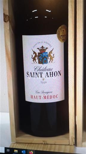 Burdeos Haut-Médoc Château Saint Ahon 2016