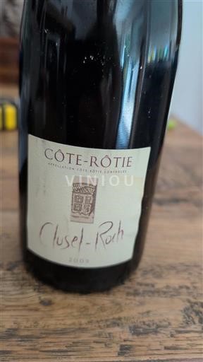 Vin Rouge sec Classique Clusel-Roch 2009 France Vallée du Rhône Côte-rôtie AOC