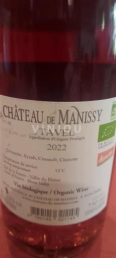 Valle del Rodano Tavel Château Manissy 2022
