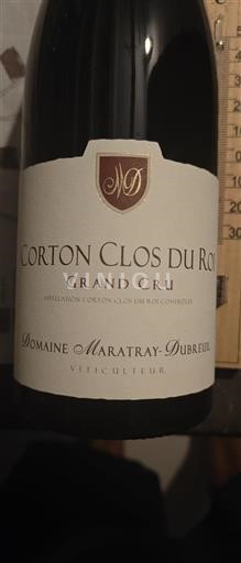 Bourgogne Ospecificerad Grand Cru Domaine Maratray-Dubreuil Corton Clos du Roi 2020