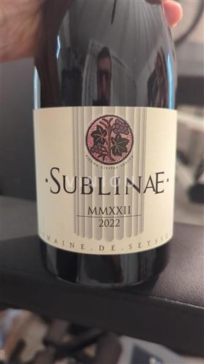 Valle del Ródano No especificado Domaine Seyssuel SUBLINAE 2022