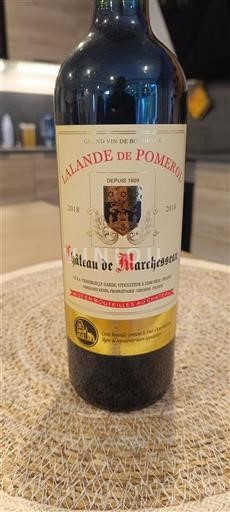 Bordeaux Lalande-de-pomerol Château de Marchesseau 2018