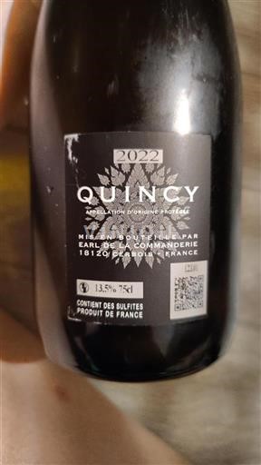 Loirevallei Quincy Earl de la Commanderie 2022