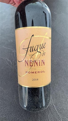 Bordeaux Pomerol Nenin Fugue de Nénin 2014
