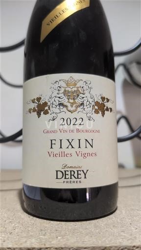 Burgundi Fixin Domaine Derey Frères Vieilles Vignes 2022