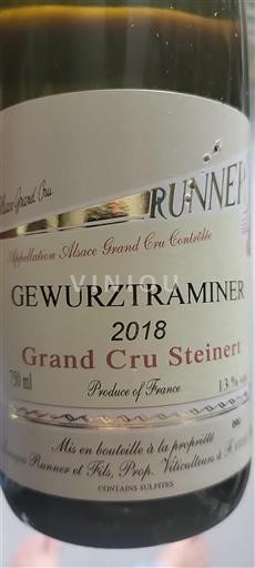 Alsazia Gewürztraminer Grand Cru Rinner 2018