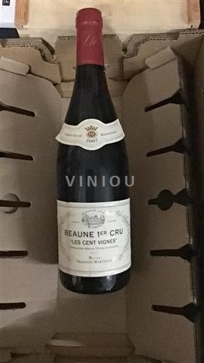 Borgogna Beaune Premier Cru Maison François Martenot Les Cent Vignes 2007