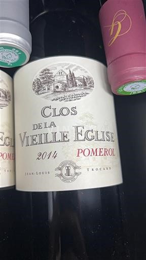 Burdeos Pomerol Clos de la Vieille Eglise 2014