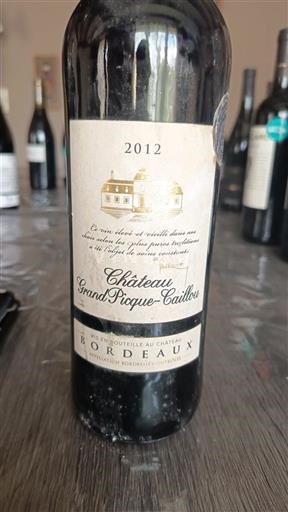 Bordeaux Château Grand Pique-Caillou 2012