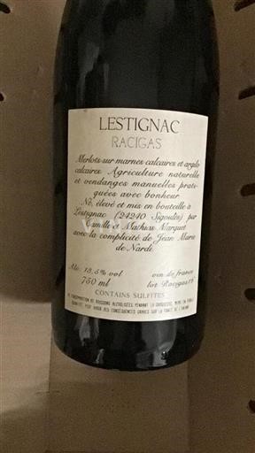 Southwest Not Specified Lestignac Racigas Non-Vintage