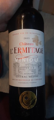Bordeaux Listrac-Médoc Château L'Ermitage 2015