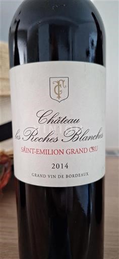 Bordeaux Saint-Émilion Grand Cru Grand Cru Château Les Roches Blanches 2014