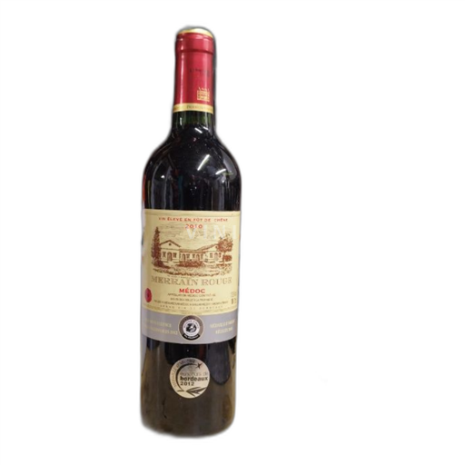 Bordeaux Merrain rouge Medoc 2010