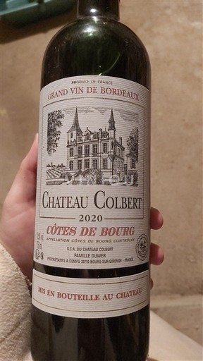 Bordeaux Côtes-de-bourg Château Colbert 2020