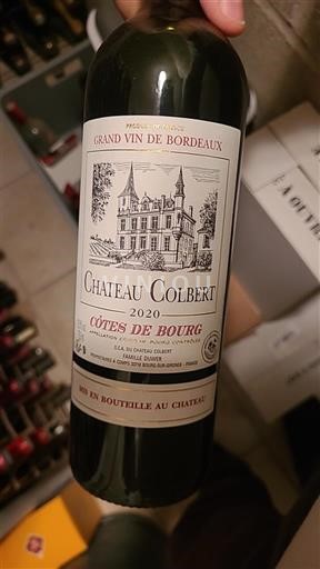 Bordeaux Côtes de Bourg Château Colbert 2020