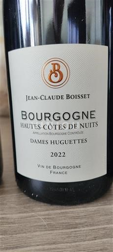 Burgundy Hautes Côtes de Nuits Jean-Claude Boisset Dames Huguettes 2022