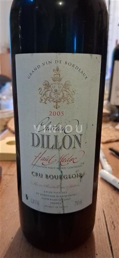 Bordeaux Haut-Médoc Château Dillon 2005