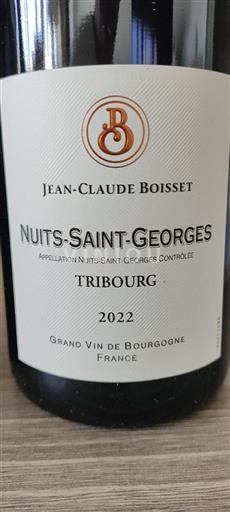 Burgund Nuits-Saint-Georges Jean-Claude Boisset Tribourg 2022
