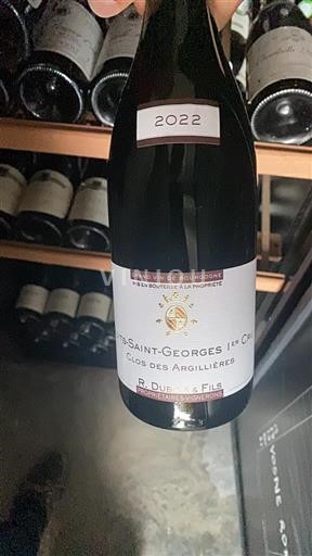 Burgund Nuits-Saint-Georges Premier Cru R. Dubois & Fils Clos des Argilli%c3%a8res 2022