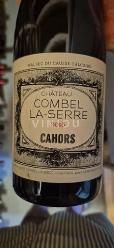Sudoeste Cahors Combel La-Serre Malbec du Causse Calcaire 2018