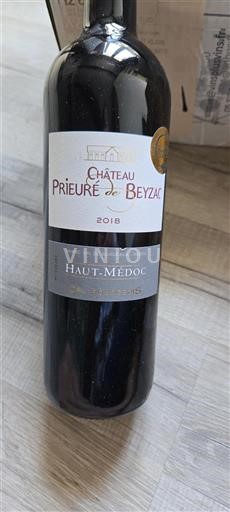 Bordeaux Haut-Médoc Cru Bourgeois Prieuré de Beyzac 2018