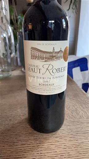 Bordeaux Château Haut Robert Tertre de Fontenot 2017
