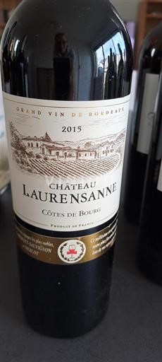 Bordeaux Côtes-de-bourg Château Laurensanne 2015