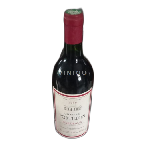 Bordeaux Ni doloceno Château Portillon 1989
