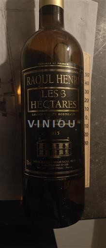 Bordeaux Graves Raoul Henri Les 3 Hectares 2015