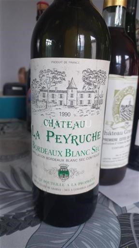 Bordeaux Bordeaux valkoviini Château La Peyruche 1990