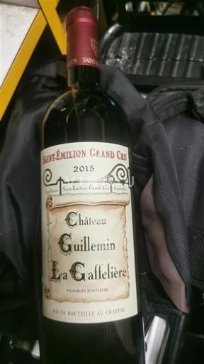Bordeaux Saint-Émilion Grand Cru Grand Cru Château Guillemin La Gaffelière 2015